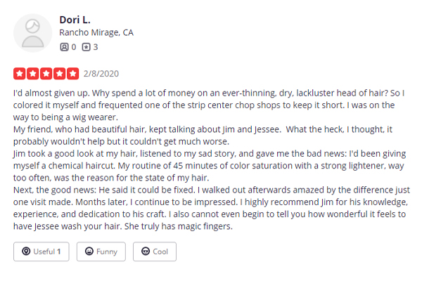 A Cut Above Hair Sculpture Yelp Review
