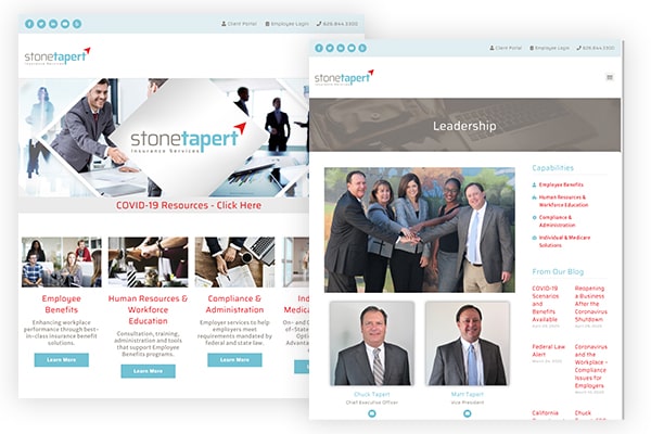 StoneTapert Insruance Services Website